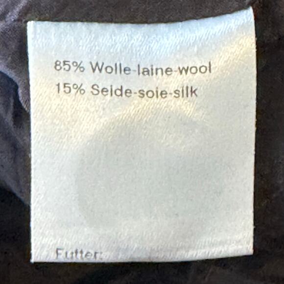 Akris Punto Made in Italy Size 8 Tweed Zip Up Wool Silk Blend Jacket - Picture 9 of 9